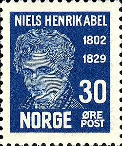 Niels Henrik Abel, Norway, 1929