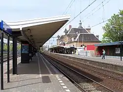Old station's platforms