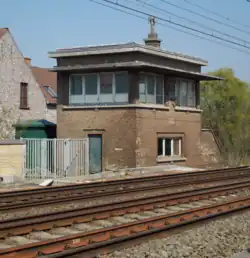 Former signal box.