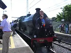 Steam excursion at Howth Station 17th of May 2014