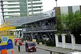 Steel Deck Parking Area