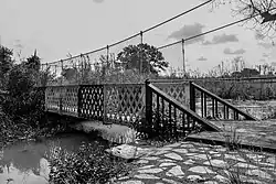 Steel Foot Bridge, built by Frederick Lugard