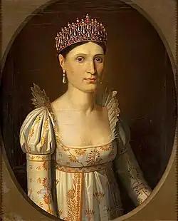 Portrait of Elisa Bonaparte, oil on canvas, Lucca, Palazzo Orsetti