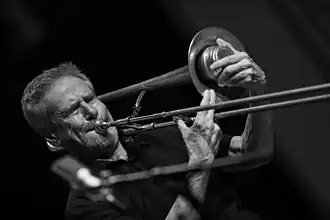 Steve Swell at the Arts for Art Vision Festival in 2024