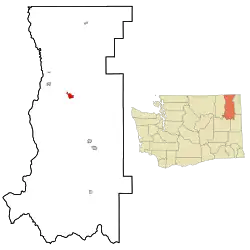 Location of Colville, Washington