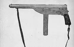 Homemade Bechowiec submachine gun in Warsaw Uprising