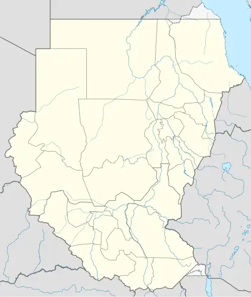 2010 South Darfur clash is located in Sudan (2005-2011)