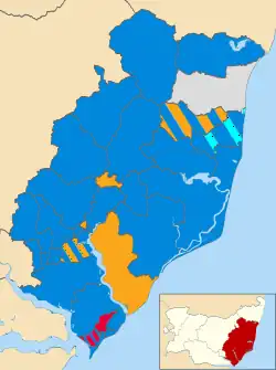 2011 results map