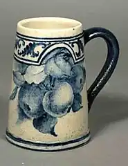 Susan Stuart Frackelton, stein, 1894–1906, Milwaukee County Historical Society
