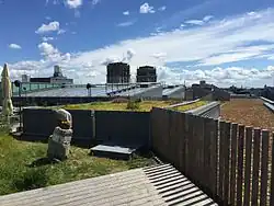 Sedum roof at Urban Deli, Stockholm
