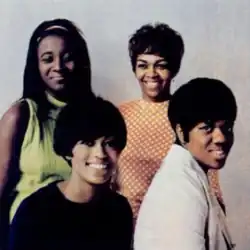 The Sweet Inspirations in 1967: l-r (Sylvia Shemwell, Cissy Houston, Myrna Smith and Estelle Brown)