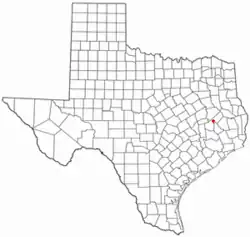 Location of Trinity, Texas