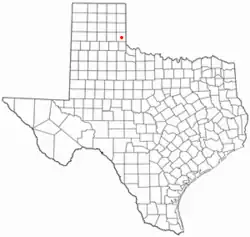 Location of Wellington, Texas