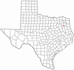 Location of Winona, Texas