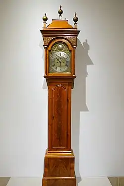 image of a tall case clock