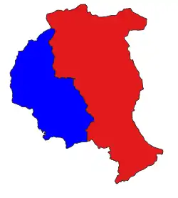 Location in Tangyan district (in red)