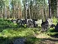Tank obstacles in Miehikkälä