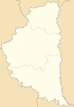 Hubyn is located in Ternopil Oblast