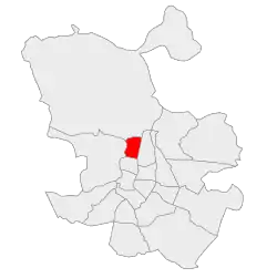 Location of Tetuán