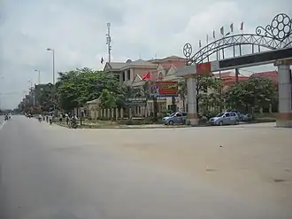 An entrance of the Phố Mới Little Zone in 2012.