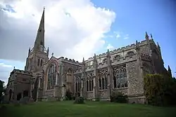 Thaxted Parish Church, c. 1340, nicknamed 'the Cathedral of Essex'