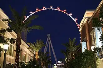 View of High Roller from The Linq in 2014