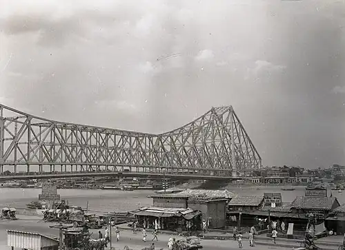 Howrah Bridge in 1945