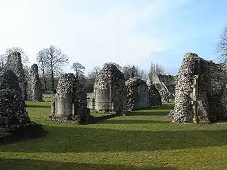 Ruins of Thetford Priory.