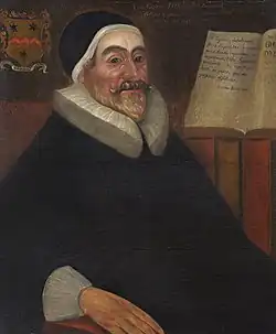 Oil on canvas painting of Thomas Comber