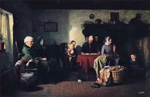 Sunday Evening by Thomas Webster