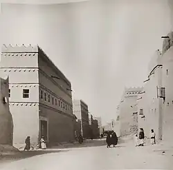 Dwellings of the former walled town of Riyadh, 1938