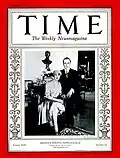 Märtha and Olav on the cover of Time on the occasion of their wedding