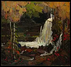 Woodland Waterfall, Winter 1916–17. 121.9 x 132.5&nbsp;cm. McMichael Canadian Art Collection, Kleinburg
