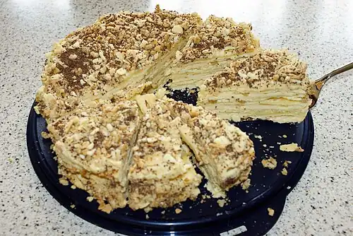 Russian Napoleon cake