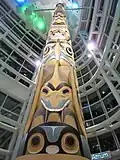 Yeomans' Totem Pole at Vancouver International Airport