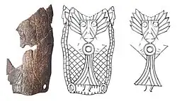 Tourist-2 ivory anthropomorphic figure