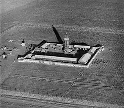 Aerial view of Beit Yosef, 1938