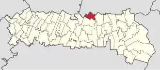 Location in Ialomița County