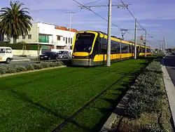 Porto Metro outside the city center