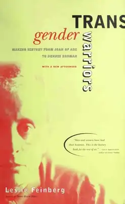 Book cover, featuring glimpse of Leslie Feinberg