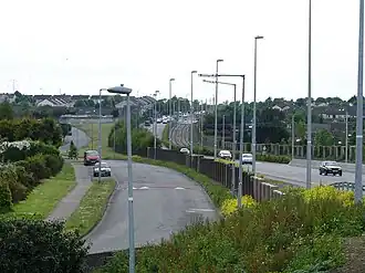Treepark Road, Parkhill Heights and LUAS - geograph.org.uk - 809979.jpg