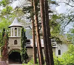 Bell tower of Soveja Monastery