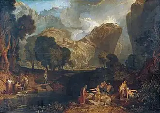 The Goddess of Discord Choosing the Apple of Contention in the Garden of the Hesperides - c. 1806 by J. M. W. Turner