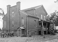 Rear (north) and east elevation in 1935.