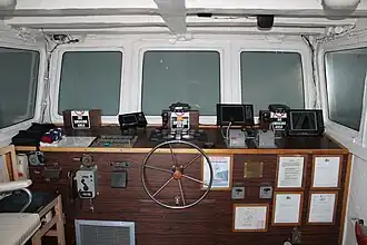 Bridge and wheelhouse.
