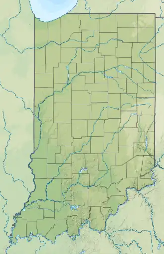Grissom ARB is located in Indiana