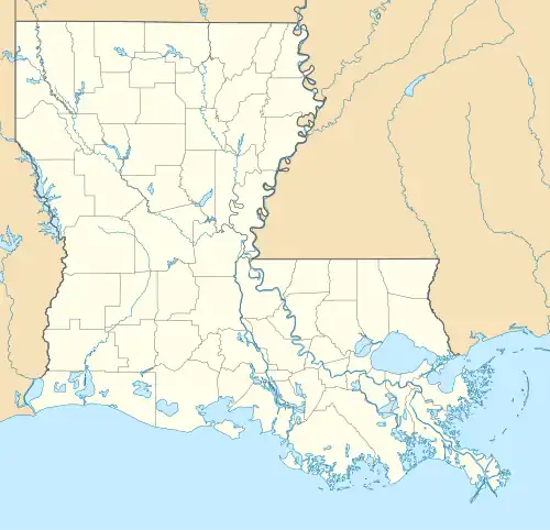 Los Adaes is located in Louisiana