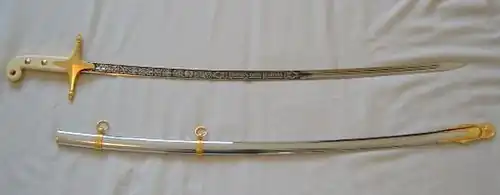 Today's U.S. Marine Corps officers' Mameluke sword resembles those used by the Mamluks