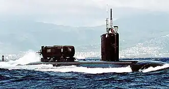 USS Charlotte (SSN-766) off the coast of Oahu
