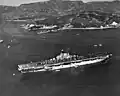 Leyte off Sasebo in December 1950